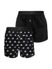 adidas 2er Pack Active Woven Boxer  in Schwarz