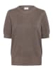 SAINT TROPEZ Strickpullover MilaSZ Gerade Passform in Mink Melange