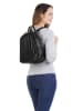 Samantha Look Rucksack echt Leder in schwarz