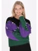IZIA Pullover in Grün Mehrfarbig