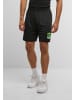 Carlo Colucci Mesh-Shorts in black