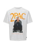 Only&Sons T-Shirt 'Tupac' in weiß