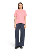 CARTOON Rundhals-Shirt mit Stickerei in Patch Pink/Orange