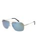 Serengeti Männer Sonnenbrille Flieger Silber