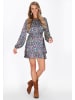 IZIA Dress in blue multicolor