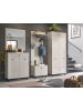 Inn.Furn Garderobe Set 5-teilig Sand matt 250 cm, Garderobenkombination mit Fräsungen