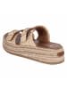 Tamaris Espadrille-Pantoletten in beige