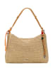 Desigual Umhängetasche 'Half Logo Raffia' in beige
