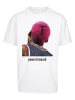 Mister Tee T-Shirt kurzarm in white