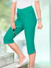 Sieh an! Capri-Hose in smaragdgrün