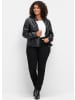 sheego Skinny Jeans in black denim