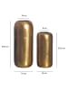 FineBuy Vase in Gold / Aluminium / 16x16x16
