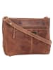 Greenburry Vintage Umhängetasche Leder 25 cm brown