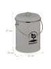 relaxdays Komposteimer in Grau - 5,5 Liter