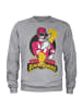Power Rangers Pullover "Red Ranger Pose Sweatshirt" in Grau