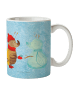 Mr. & Mrs. Panda Becher Nachtfalter Schneemann ohne Spruch in Eisblau