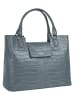 Cluty Handtasche echt Leder in blau