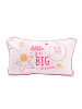 Peppa Pig Peppa Wutz Kissen - Little girl Big dreams  40 x 23 cm in rosa