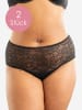 SugarShape High-Panty-Set Lace Basic 2er Set in black