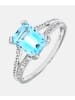 Diamant L'éternel Ring aus 375 Weißgold mit Diamant mit Smaragd