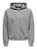 ONLY & SONS Kapuzenpullover in Medium Grey Melange
