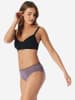 Schiesser Periodenslip Schiesser Care in lila, schwarz
