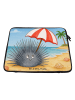 Mr. & Mrs. Panda Laptoptasche Seeigel Design ohne Spruch in Weiß