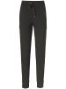 PETER HAHN Jogger Pants Viscose in SCHWARZ