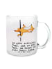 Mr. & Mrs. Panda Teetasse Fuchs PoledanZeichen mit Spruch in Transparent