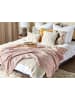 Beliani Kuscheldecke DEURALI in Braun/Weiß - (W) 125 x (H) 0.5 x (L) 150 cm