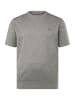 Men Plus Kurzarm T-Shirt in grau melange