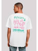 F4NT4STIC Heavy Oversize T-Shirt Oysters And Champagne in weiß