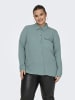 ONLY Carmakoma Hemd in Chinois Green
