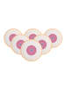 Villeroy & Boch 6er Set Servierplatten Fleur Couleur in ø 31,8 cm in bunt