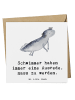 Mr. & Mrs. Panda Deluxe Karte Schwimmen Ausrede mit Spruch in Weiß