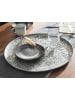 Beliani Tablett KITNOS in Silber - (W) 49 x (H) 2 x (L) 49 cm