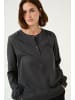 Kaffe Bluse langarm KAkarli Regular fit in Black Oyster