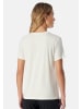 Schiesser Schlafanzug Oberteil Mix & Relax in Offwhite