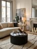 KADIMA DESIGN Couchtisch 67x67x31 cm Metall Sofatisch Rund, Design
