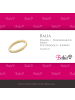 BALIA 333 Gelbgold - 8 Karat Damen Ringe 1-reihig Zirkonia Fingerring 58 (18,5)