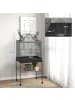 Pawhut Vogelkäfig Schwarz 63L x 53B x 144H cm