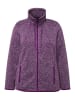 Ulla Popken Sweatjacke in dunkles violett