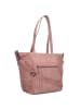 FREDs BRUDER Streifenhörnchen Shopper Tasche Leder 44 cm in powder rose