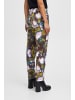 ICHI IHKATE PRINT PA20 Regular fit in Green Moss multi aop