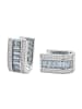 JOOP! Creolen Silber 925, rhodiniert in silber