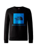 The North Face Sweatshirt Off Mountain Logowear in tnf black-optic blue