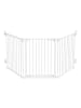 relaxdays 3-teiliges Sicherheitsgitter Set in Weiß - (B)85–180 x (H)74 cm
