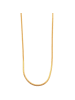 Adeliás Damen Halskette – Schlangenkette aus Edelstahl 70 cm in gold