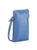 MYWALIT Handytasche Leder 12 cm pitch blue