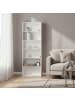 relaxdays Bücherregal in Weiß - (B)60 x (H)178,5 x (T)24 cm